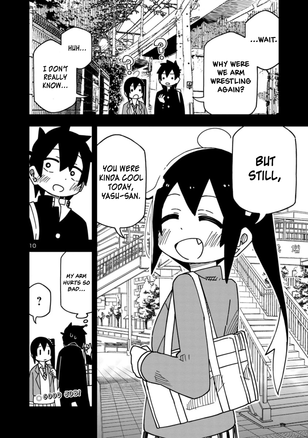 Kawaii Kouhai ni Iwasaretai Chapter 95 page 10 - Chapter 95: I want him to tell me that it's a piece of cake.