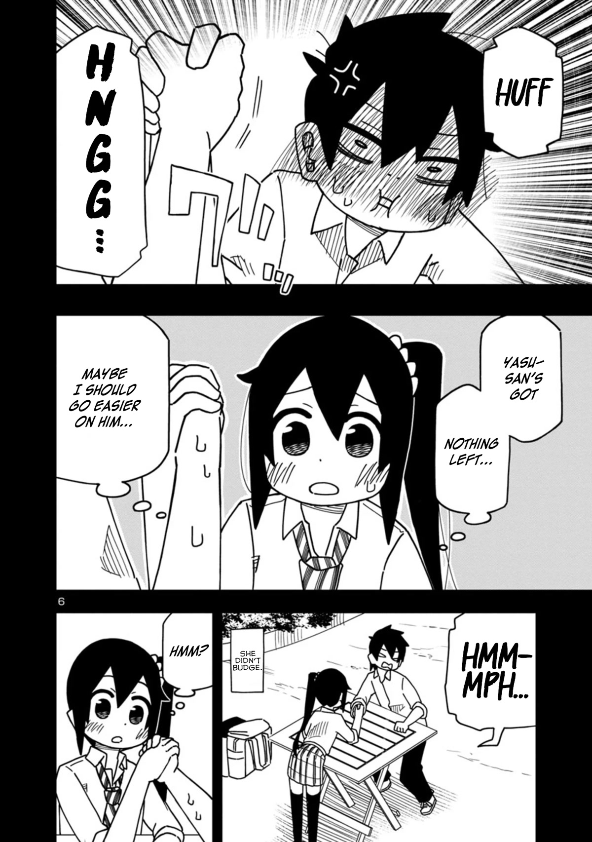 Kawaii Kouhai ni Iwasaretai Chapter 95 page 6 - Chapter 95: I want him to tell me that it's a piece of cake.