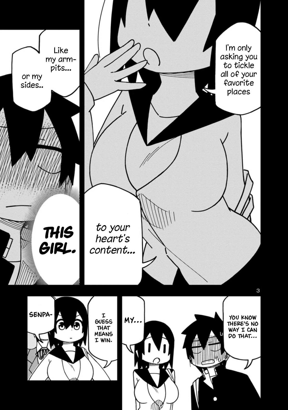 Kawaii Kouhai ni Iwasaretai Chapter 96 page 3 - Chapter 96: I want to force her to laugh.