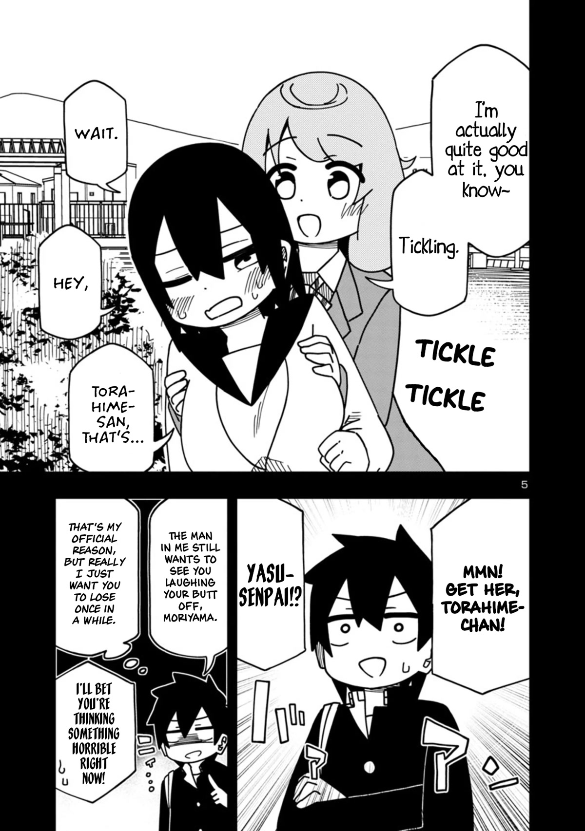 Kawaii Kouhai ni Iwasaretai Chapter 96 page 5 - Chapter 96: I want to force her to laugh.