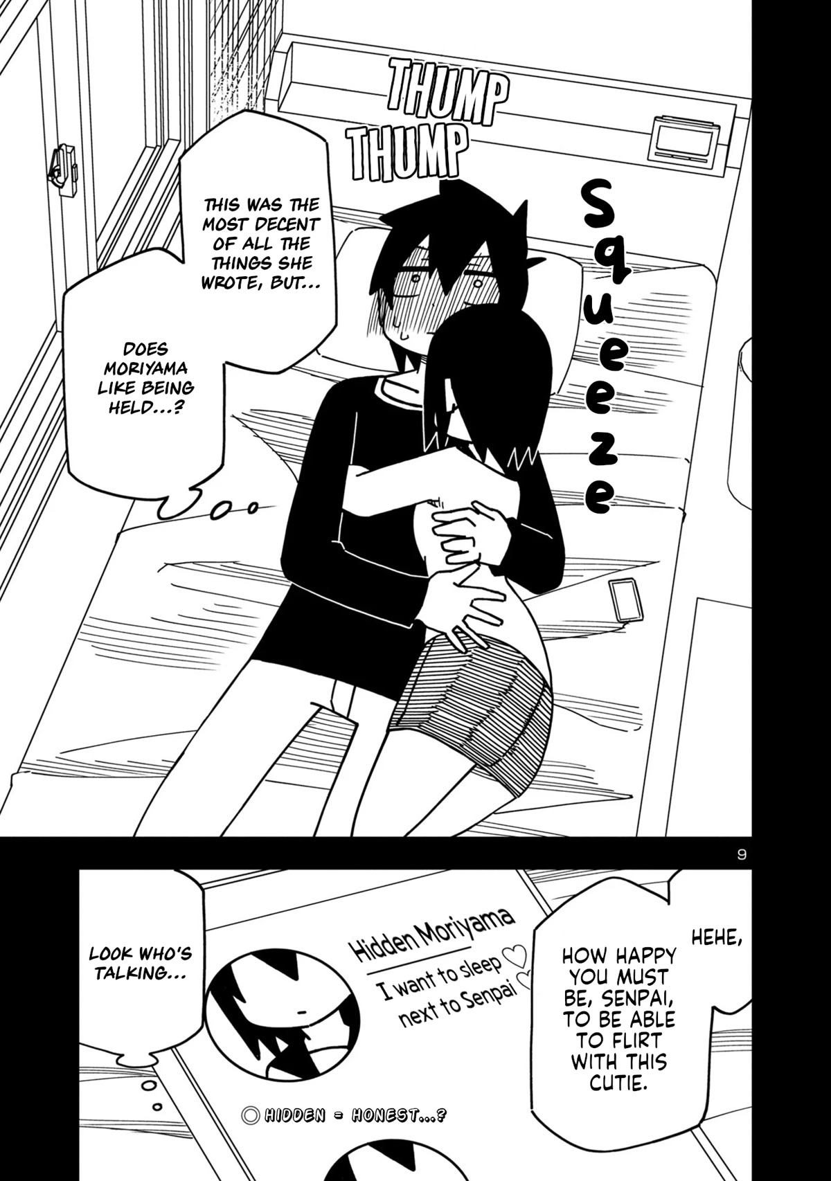 Kawaii Kouhai ni Iwasaretai Chapter 99 page 9 - Chapter 99: I want to hint at it on my private account.