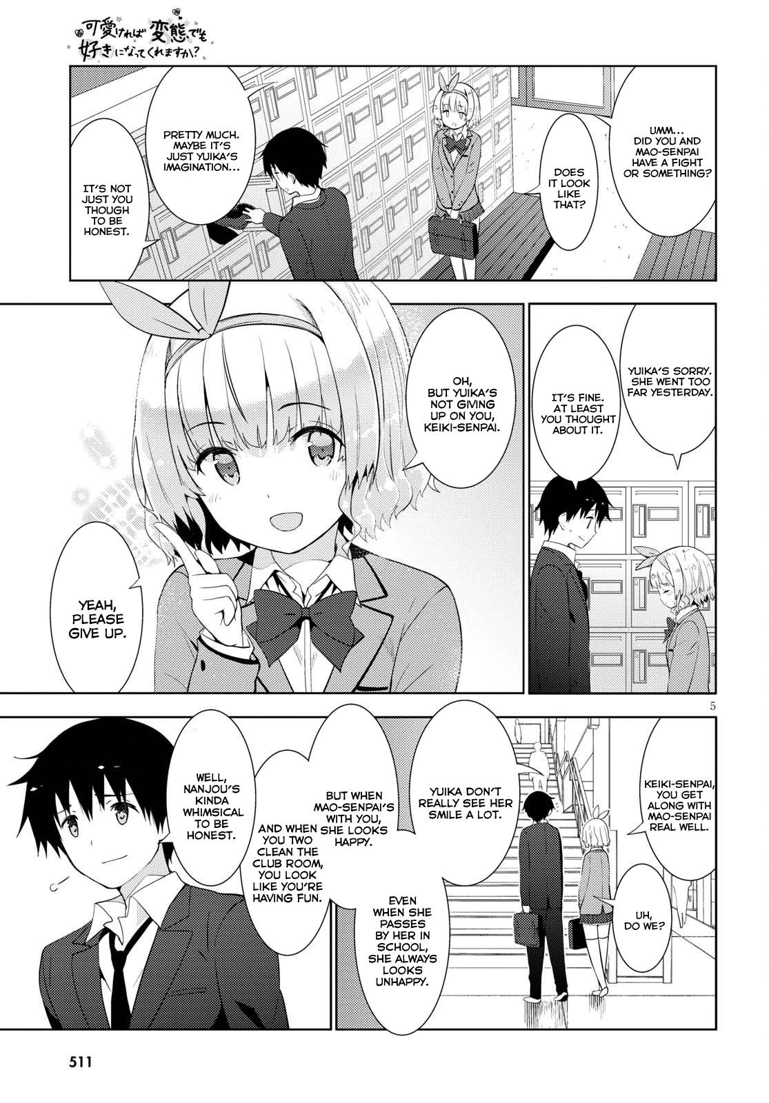 Kawaiikereba Hentai demo Suki ni Natte Kuremasu ka? Chapter 10 page 5 - Chapter 10
