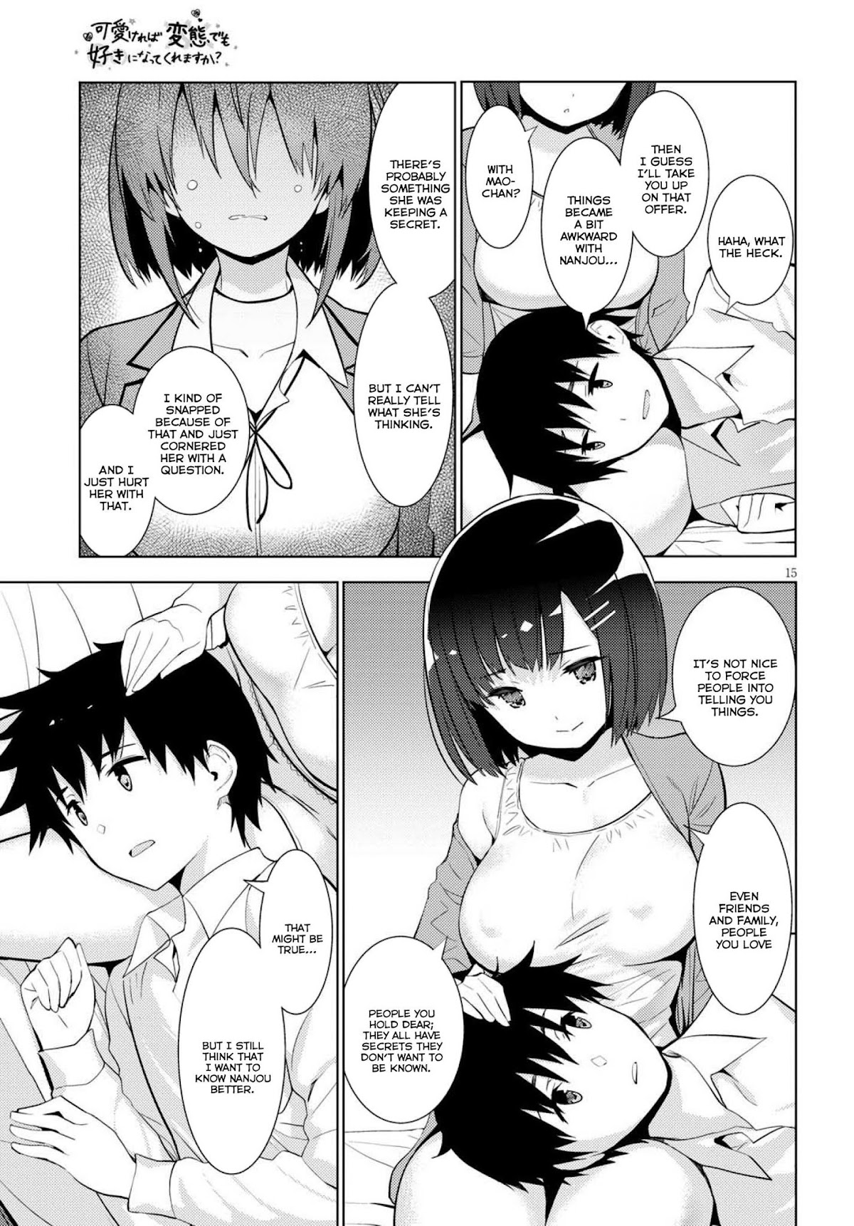Kawaiikereba Hentai demo Suki ni Natte Kuremasu ka? Chapter 11 page 15 - Chapter 11