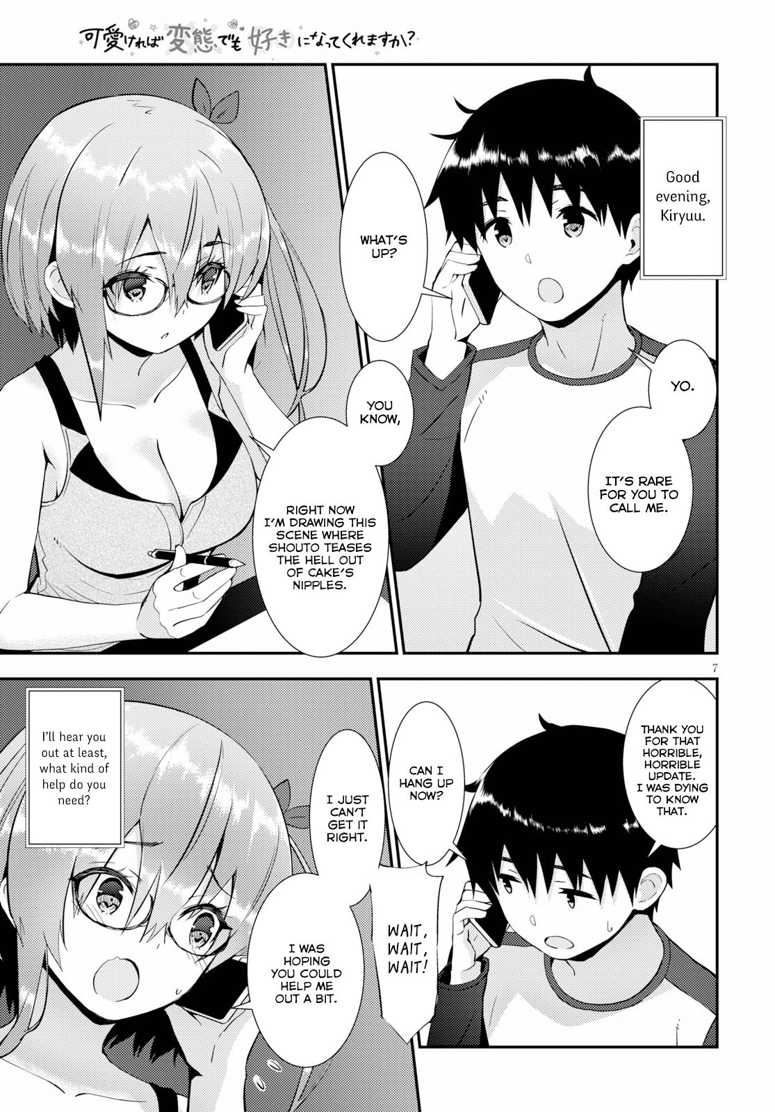 Kawaiikereba Hentai demo Suki ni Natte Kuremasu ka? Chapter 21 page 7 - Chapter 21