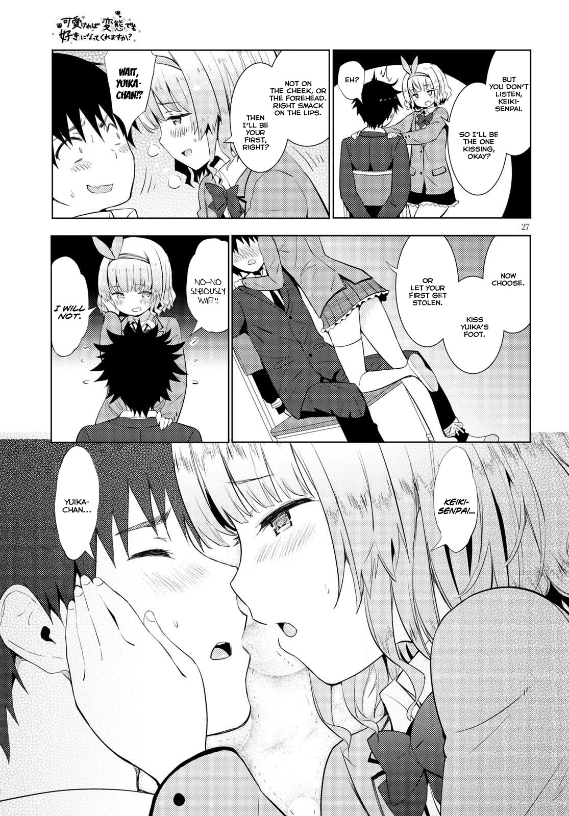 Kawaiikereba Hentai demo Suki ni Natte Kuremasu ka? Chapter 9 page 27 - Chapter 9