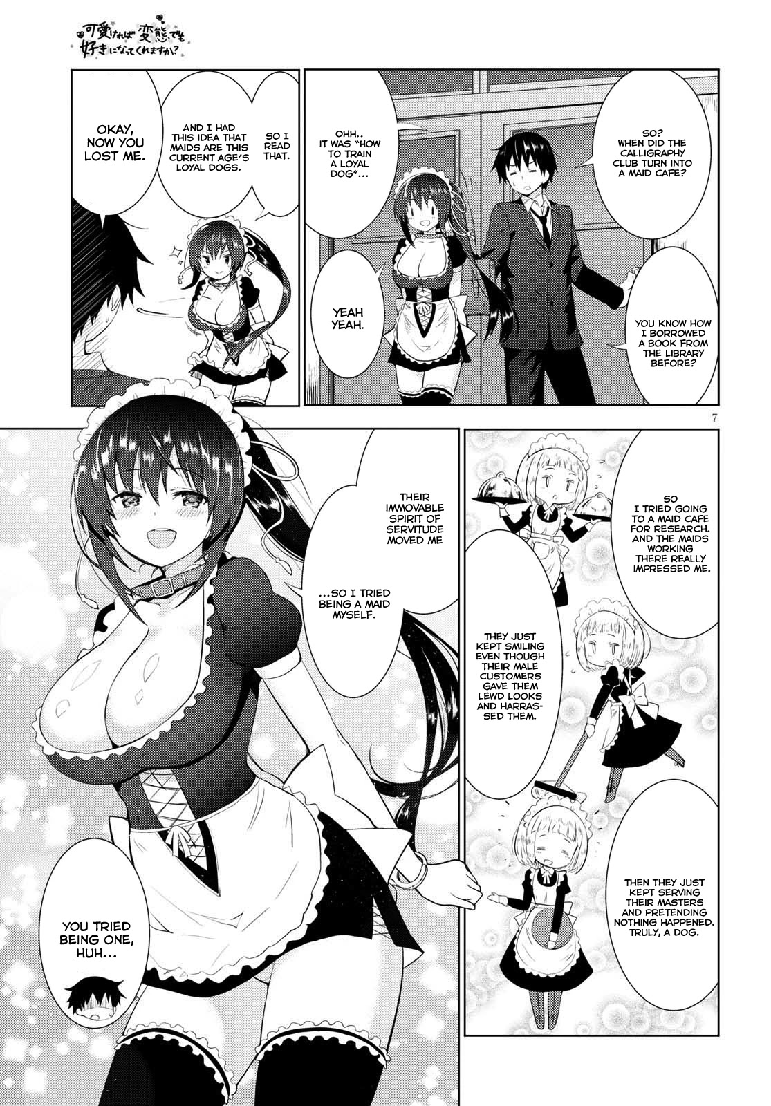 Kawaiikereba Hentai demo Suki ni Natte Kuremasu ka? Chapter 9 page 7 - Chapter 9