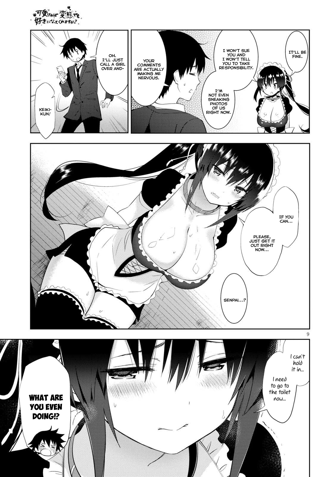 Kawaiikereba Hentai demo Suki ni Natte Kuremasu ka? Chapter 9 page 9 - Chapter 9
