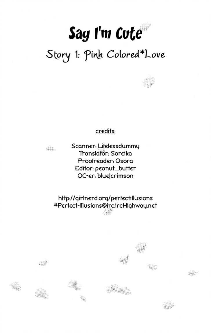 Kawaiitte Itteyo Chapter 1 page 4 - Chapter 1 : Pink Colored Love