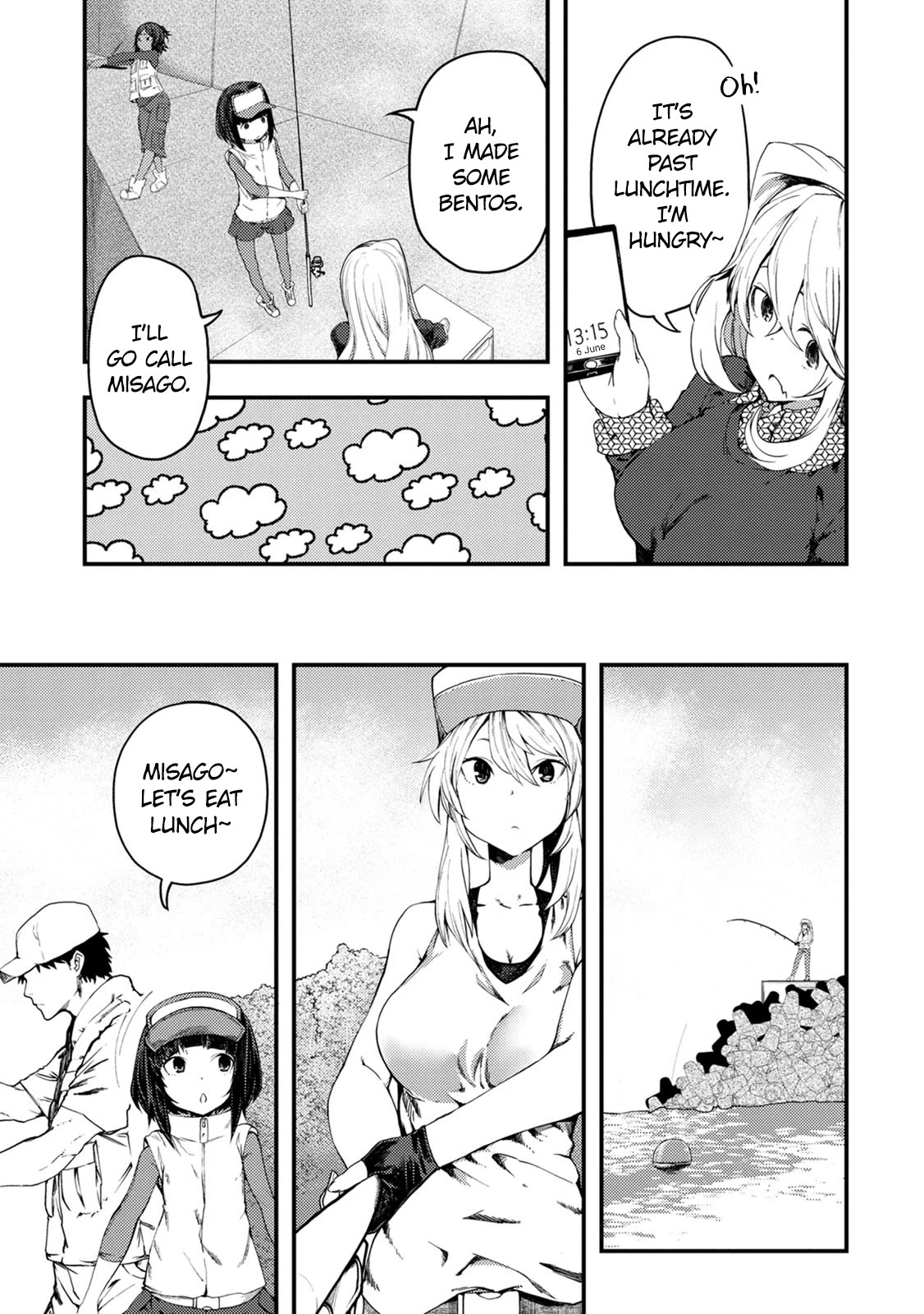 Kawasemi's Fishing and Cooking Chapter 10 page 3 - Chapter 10