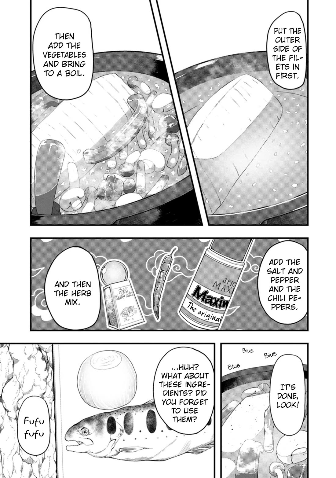 Kawasemi's Fishing and Cooking Chapter 12 page 21 - Chapter 12