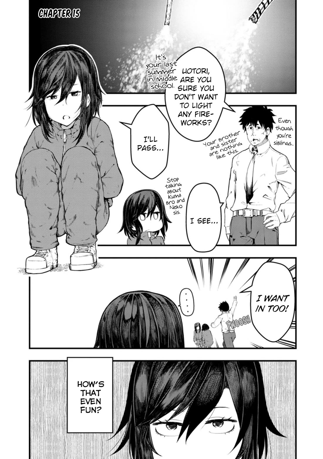 Kawasemi's Fishing and Cooking Chapter 15 page 1 - Chapter 15