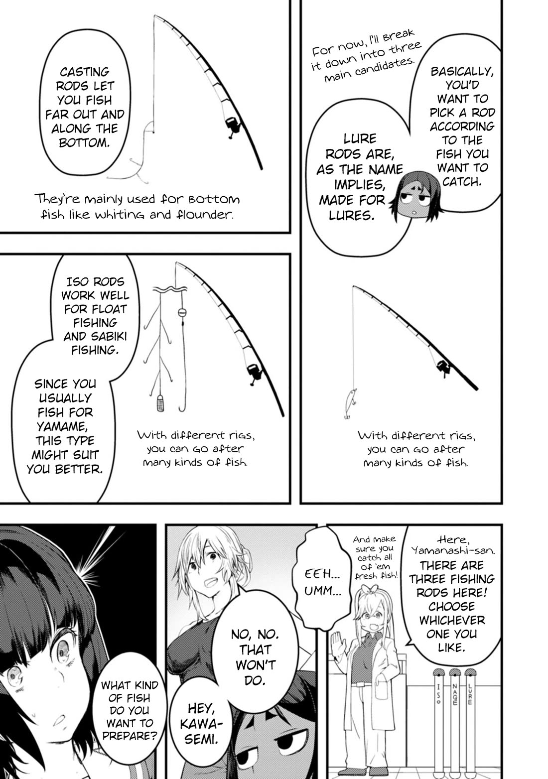 Kawasemi's Fishing and Cooking Chapter 18 page 11 - Chapter 18