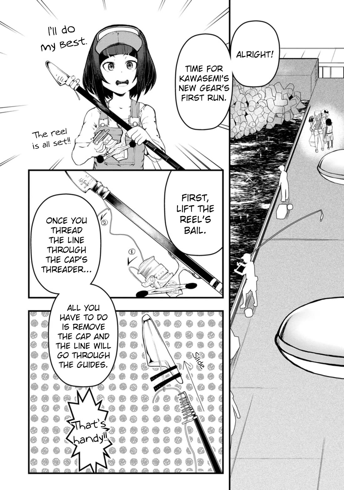 Kawasemi's Fishing and Cooking Chapter 19 page 8 - Chapter 19