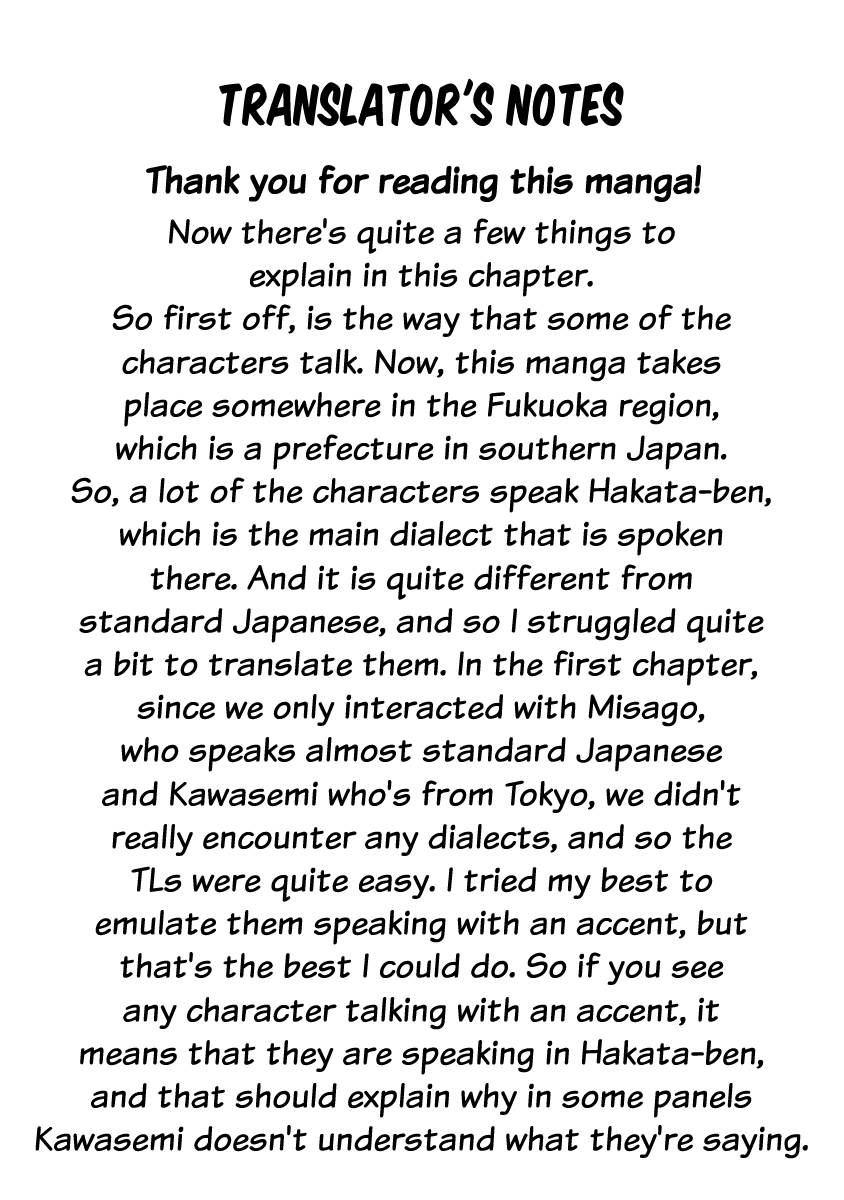 Kawasemi's Fishing and Cooking Chapter 2 page 35 - Chapter 2