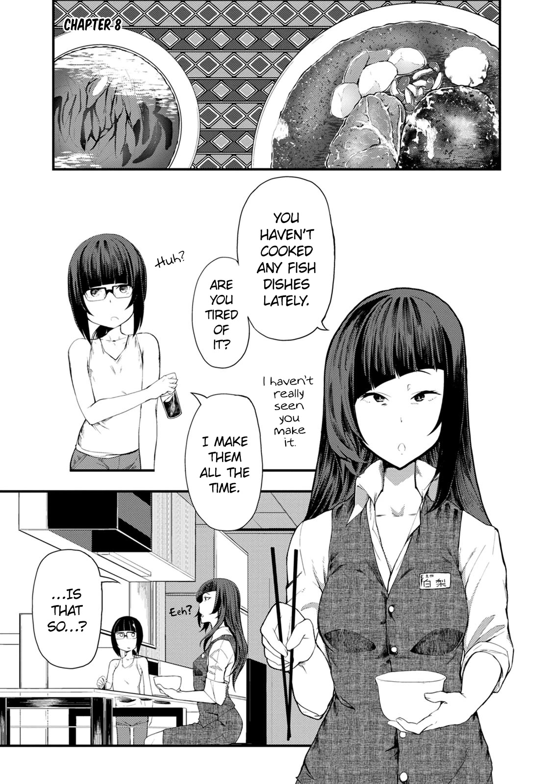 Kawasemi's Fishing and Cooking Chapter 8 page 1 - Chapter 8