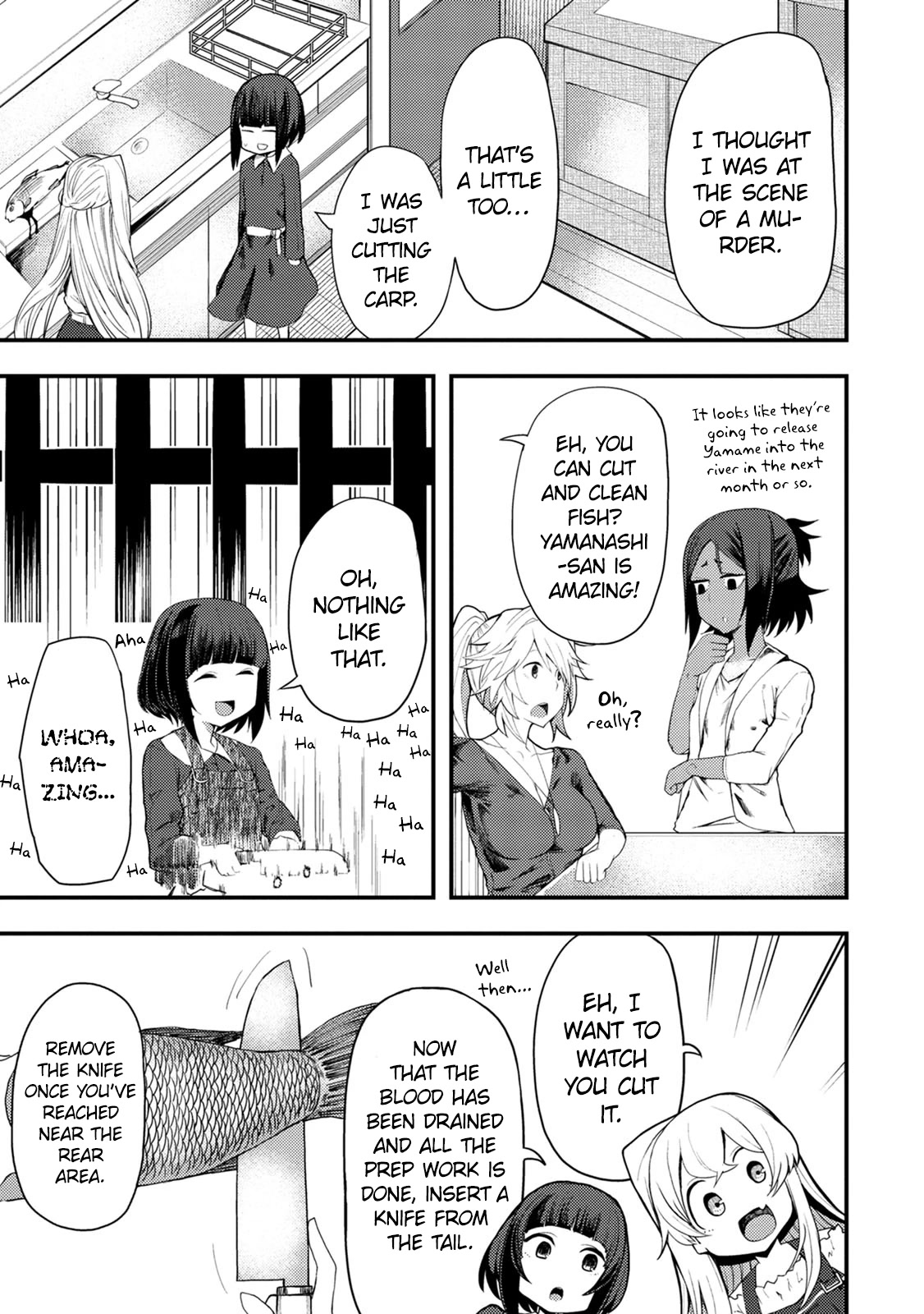 Kawasemi's Fishing and Cooking Chapter 8 page 23 - Chapter 8