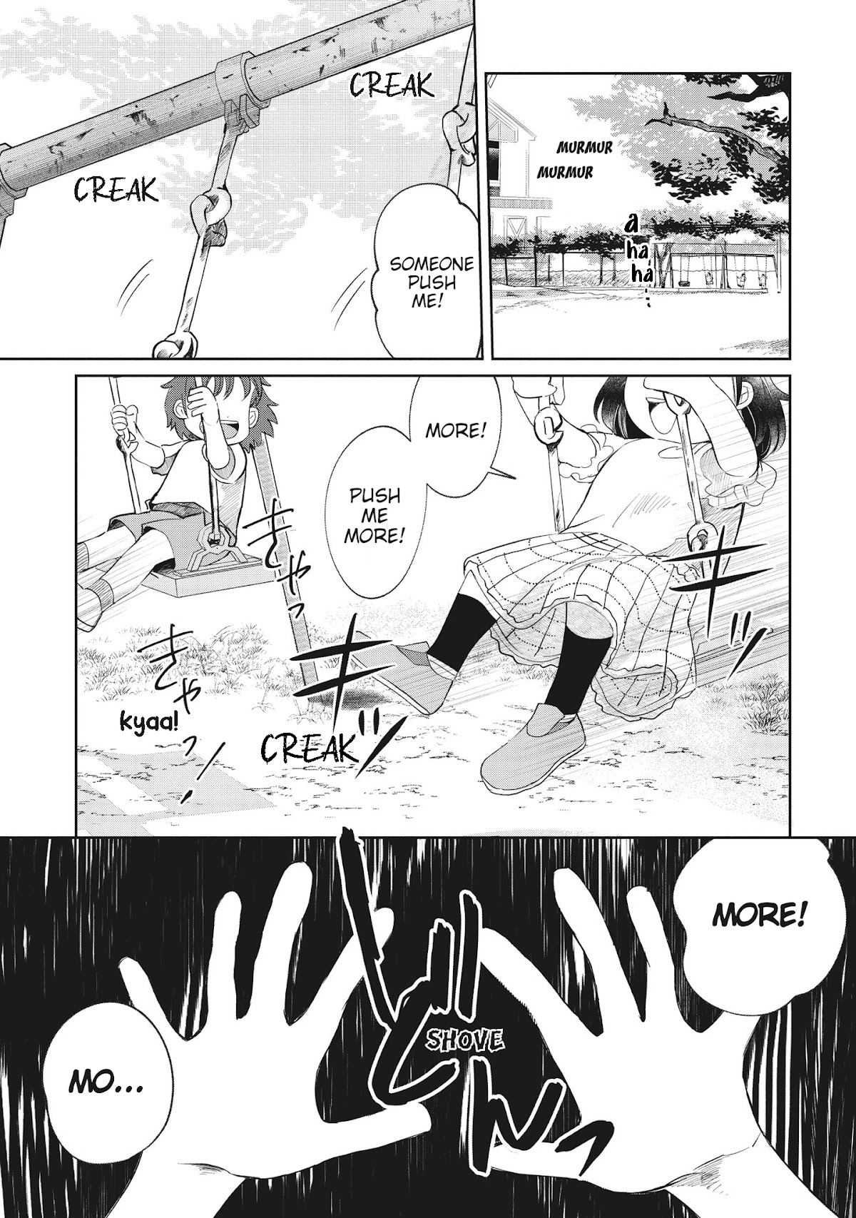 Kaya-chan isn't scary Chapter 1 page 2 - Chapter 1: Swings are not scary
