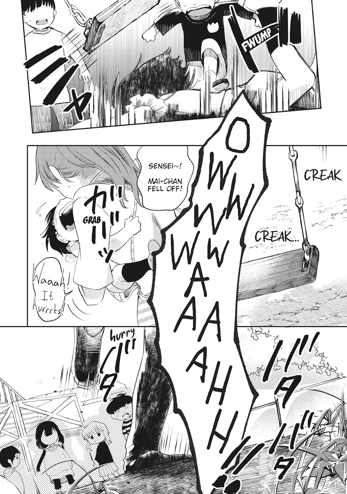 Kaya-chan isn't scary Chapter 1 page 3 - Chapter 1: Swings are not scary