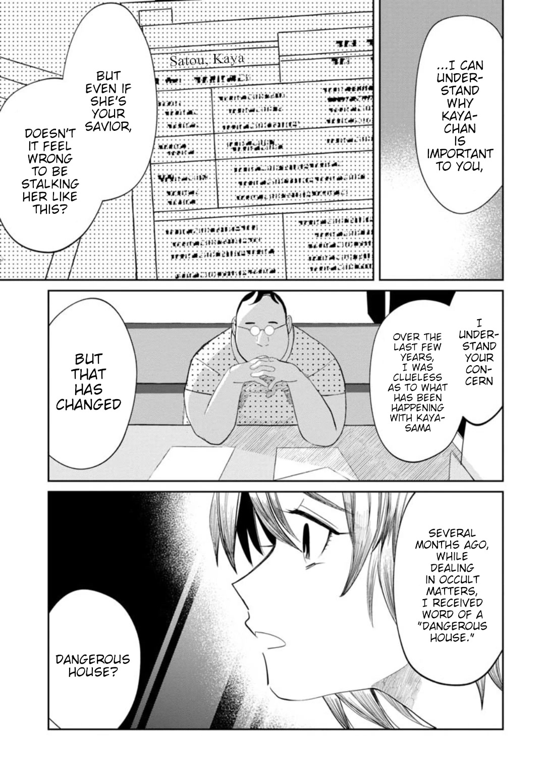 Kaya-chan isn't scary Chapter 10 page 21 - Chapter 10: Mob Oji-san isn't scary