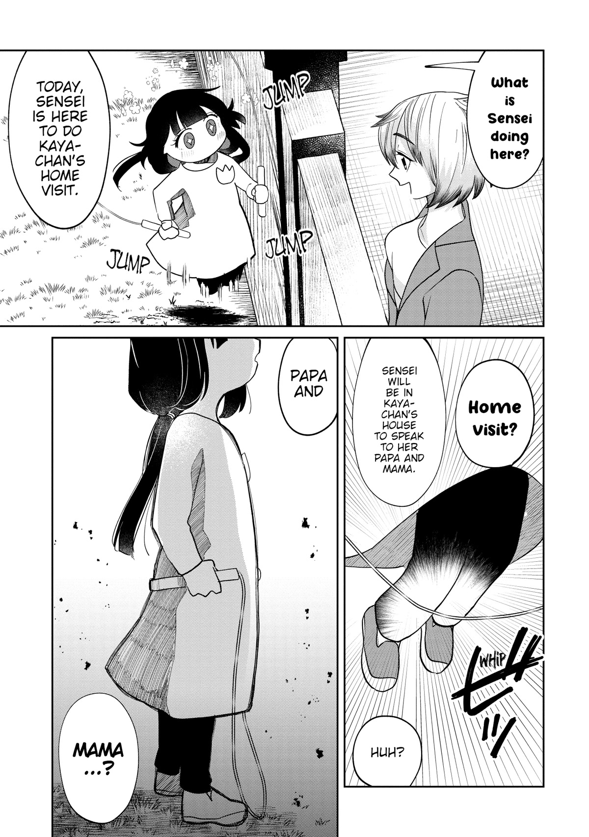 Kaya-chan isn't scary Chapter 11 page 3 - Chapter 11: Home visits aren't scary?