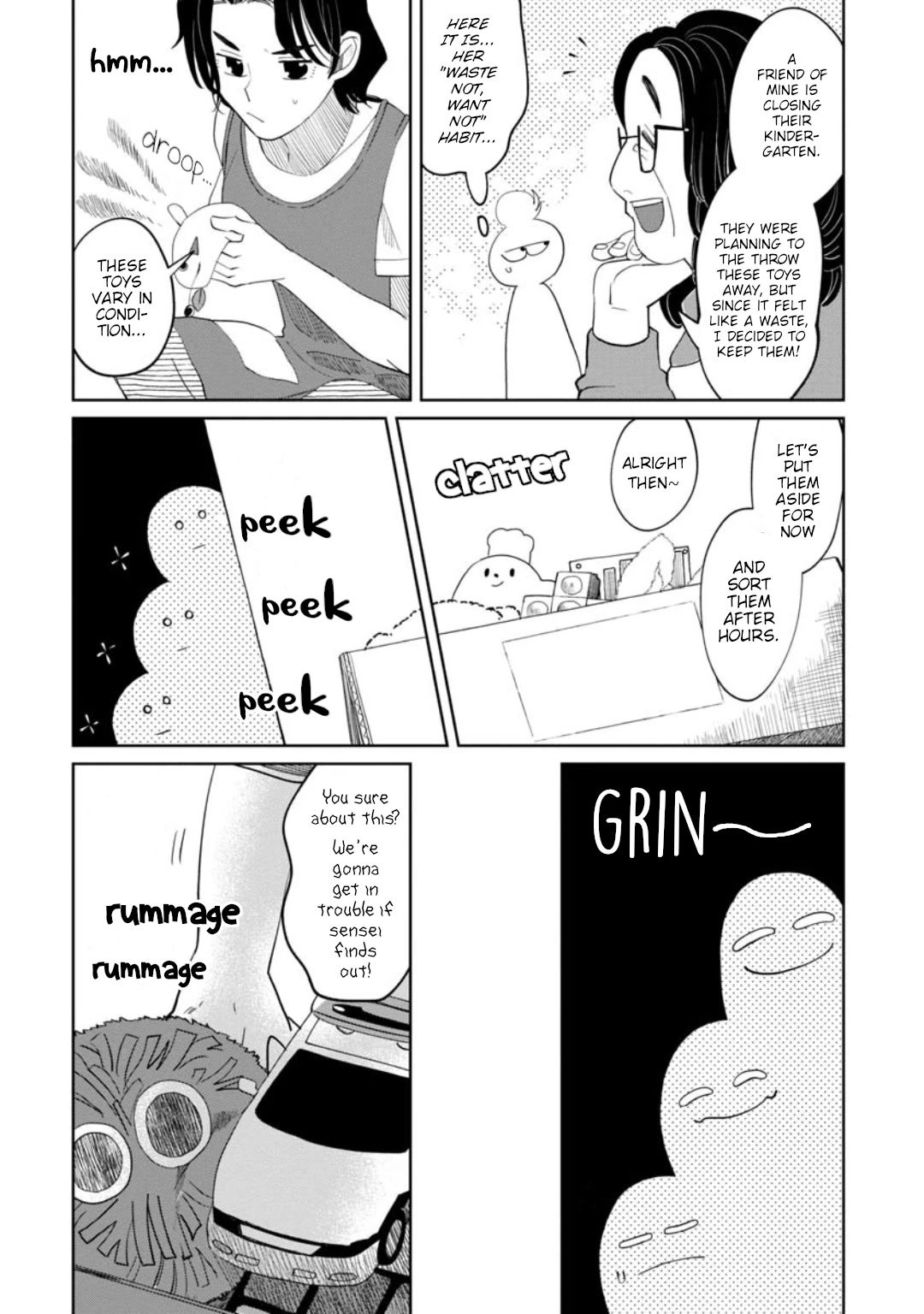 Kaya-chan isn't scary Chapter 12 page 4 - Chapter 12: Baby dolls are not scary