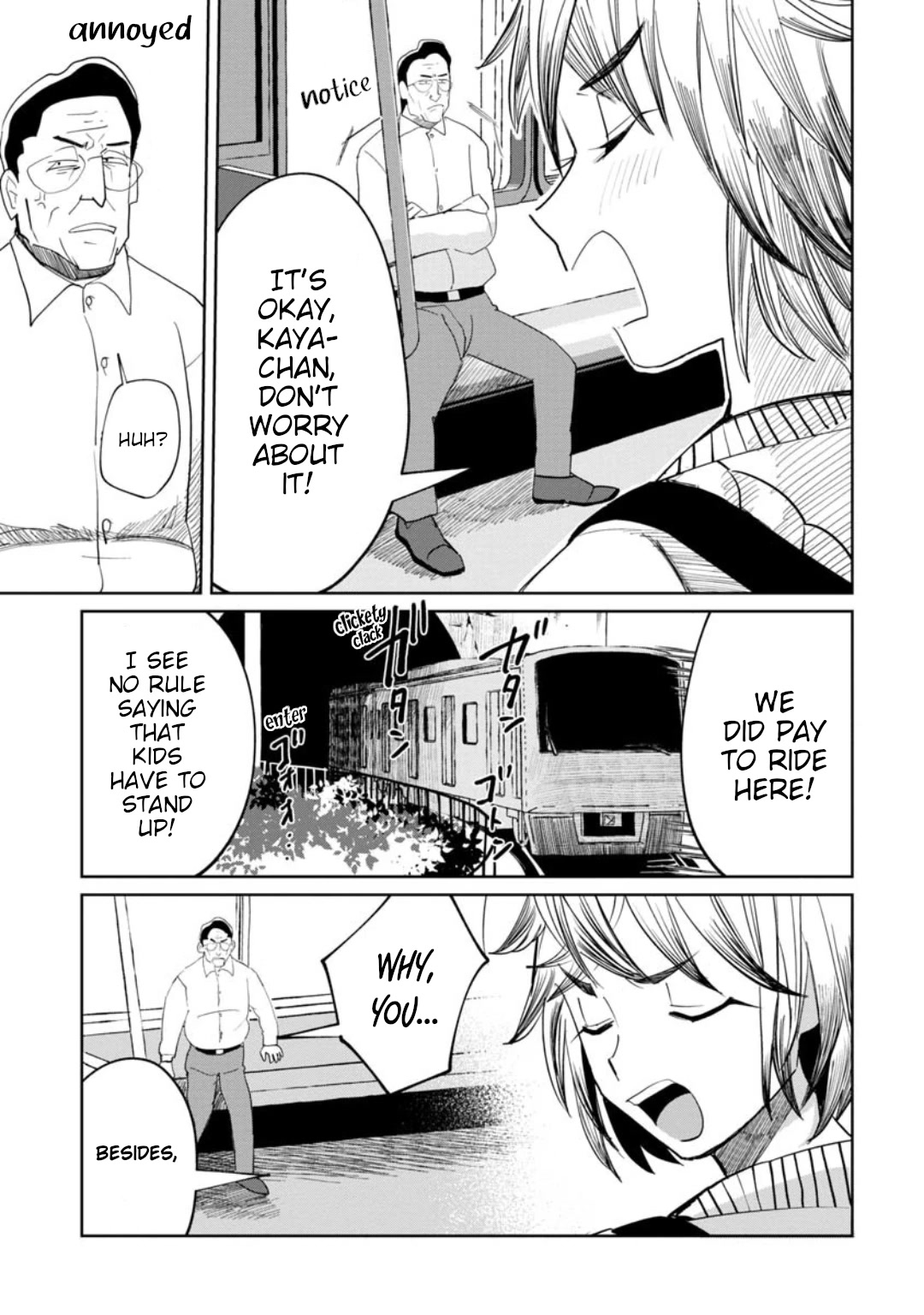 Kaya-chan isn't scary Chapter 13 page 11 - Chapter 13: Trains are not scary