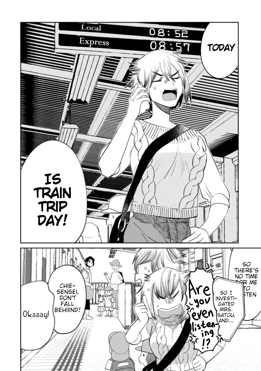 Kaya-chan isn't scary Chapter 13 page 2 - Chapter 13: Trains are not scary