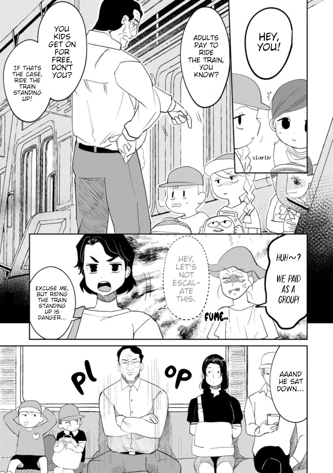 Kaya-chan isn't scary Chapter 13 page 5 - Chapter 13: Trains are not scary