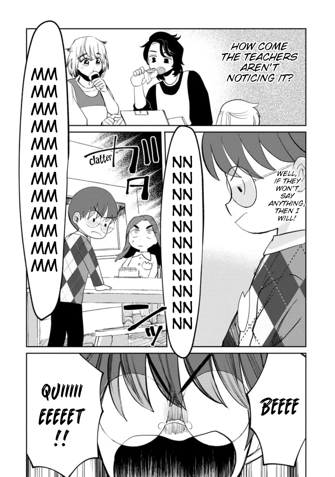 Kaya-chan isn't scary Chapter 19 page 8 - Chapter 19: "Be quiet" is not scary