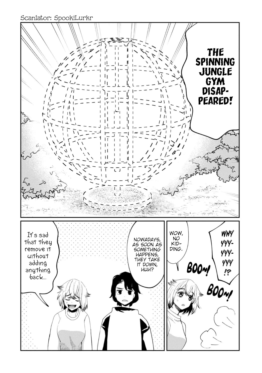 Kaya-chan isn't scary Chapter 24 page 2 - Chapter 24: Playground equipment is not scary