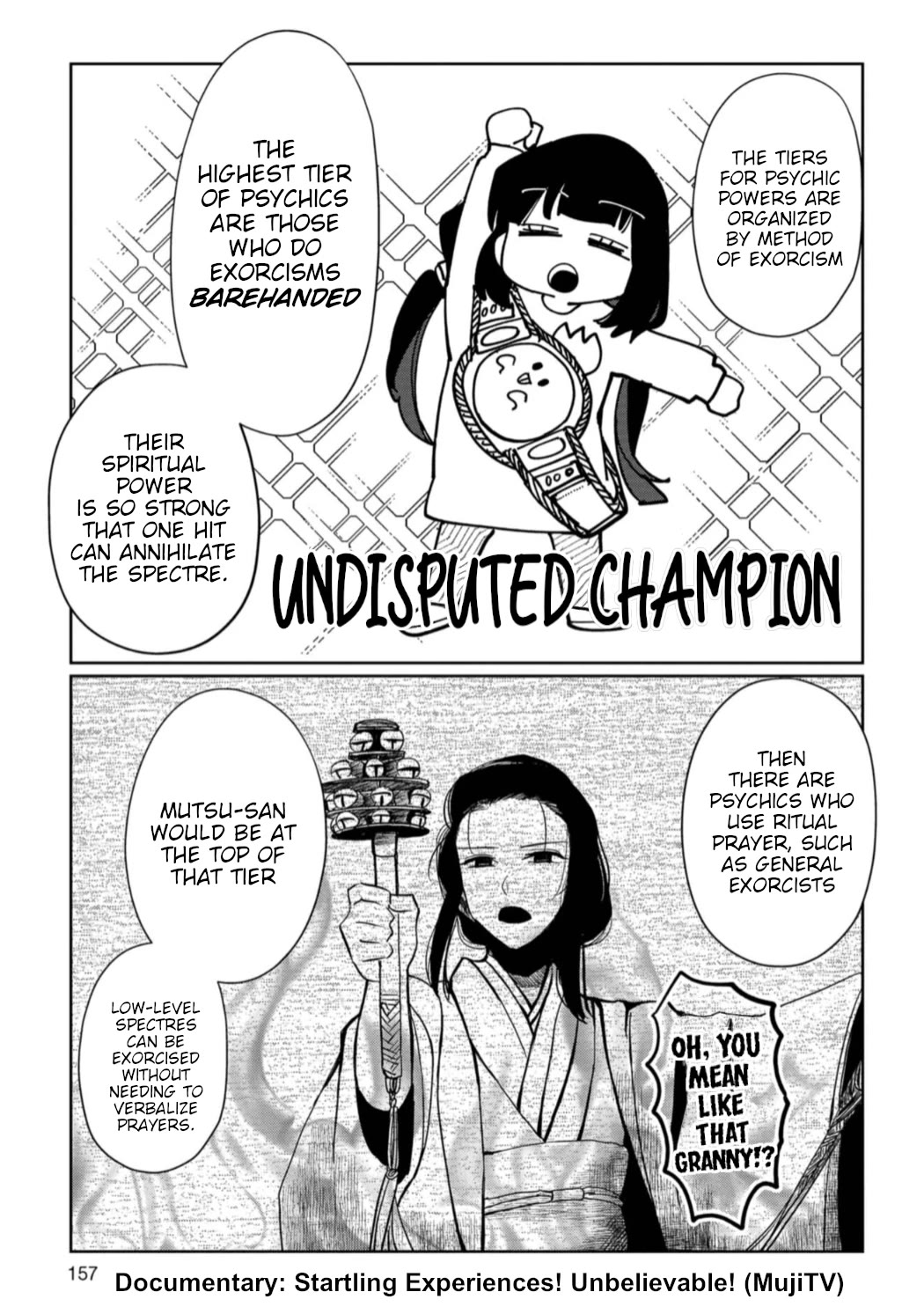Kaya-chan isn't scary Chapter 27.5 page 2 - Chapter 27.5: Volume 4 Extra: Mob-san Explains! ~Exorcism Power Ranking~