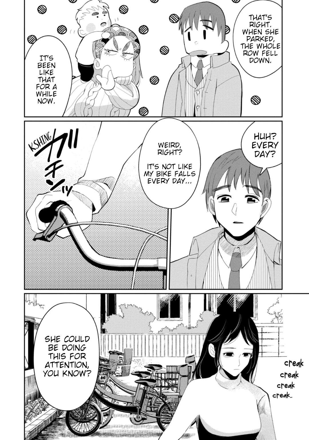 Kaya-chan isn't scary Chapter 29 page 10 - Chapter 29: Bicycles are not scary