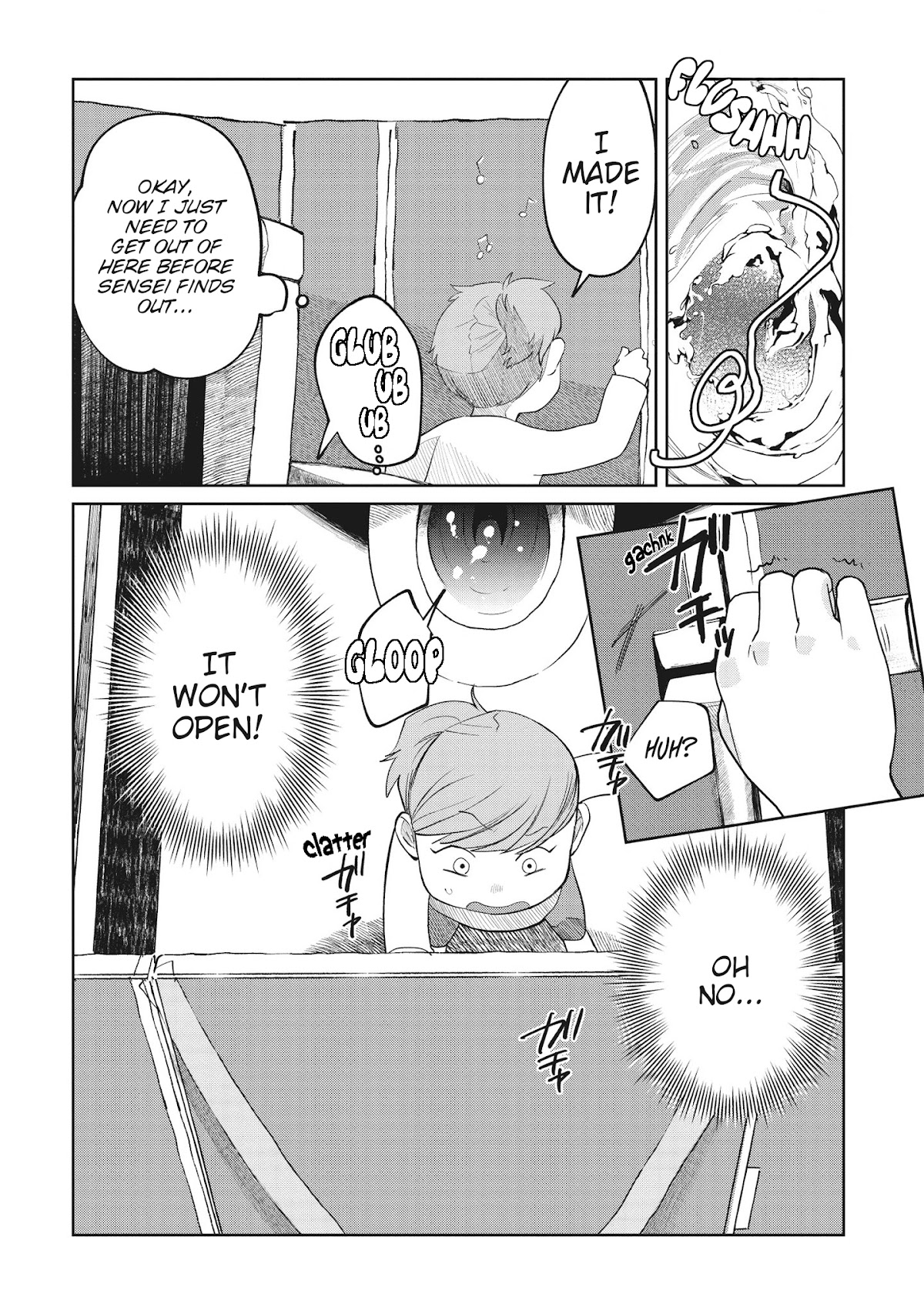 Kaya-chan isn't scary Chapter 3 page 8 - Chapter 3: Toilets are not scary