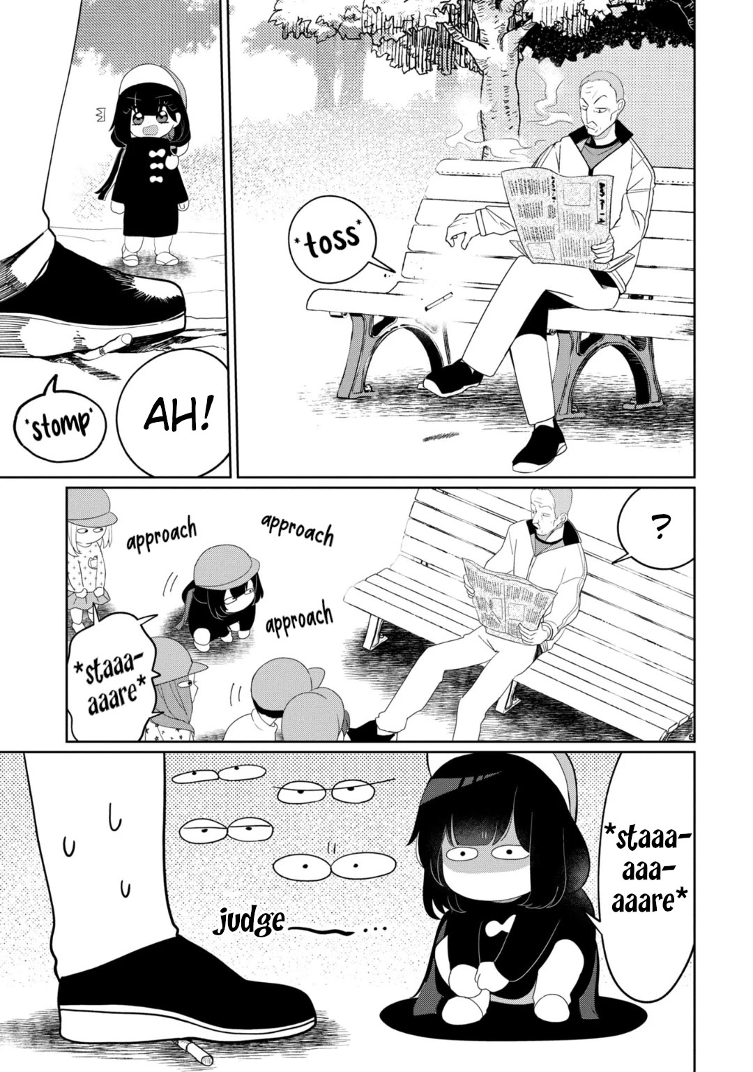 Kaya-chan isn't scary Chapter 30 page 7 - Chapter 30: "I'm watching you" is not scary