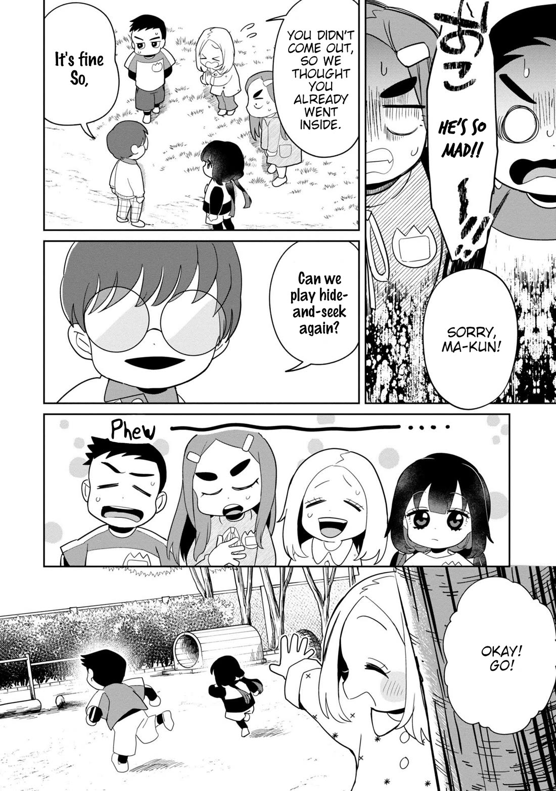 Kaya-chan isn't scary Chapter 37 page 14 - Chapter 37: Hide-and-seek is not scary
