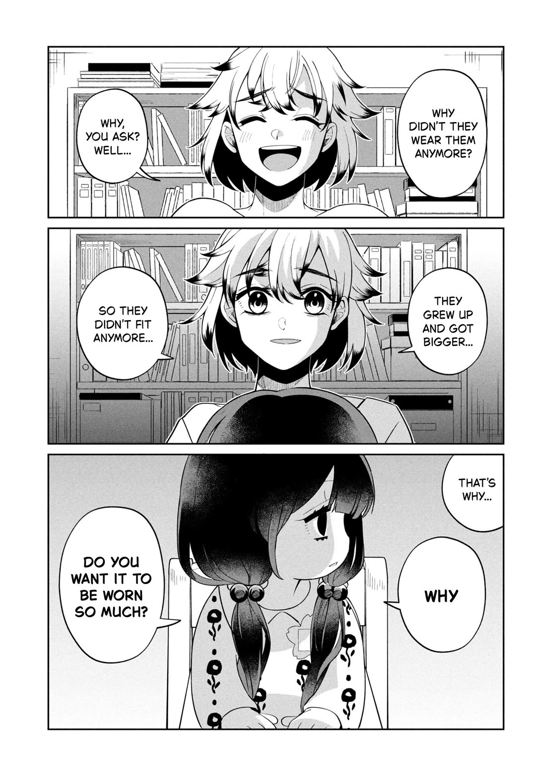 Kaya-chan isn't scary Chapter 50 page 17 - Chapter 50: Hand-me-downs aren't scary