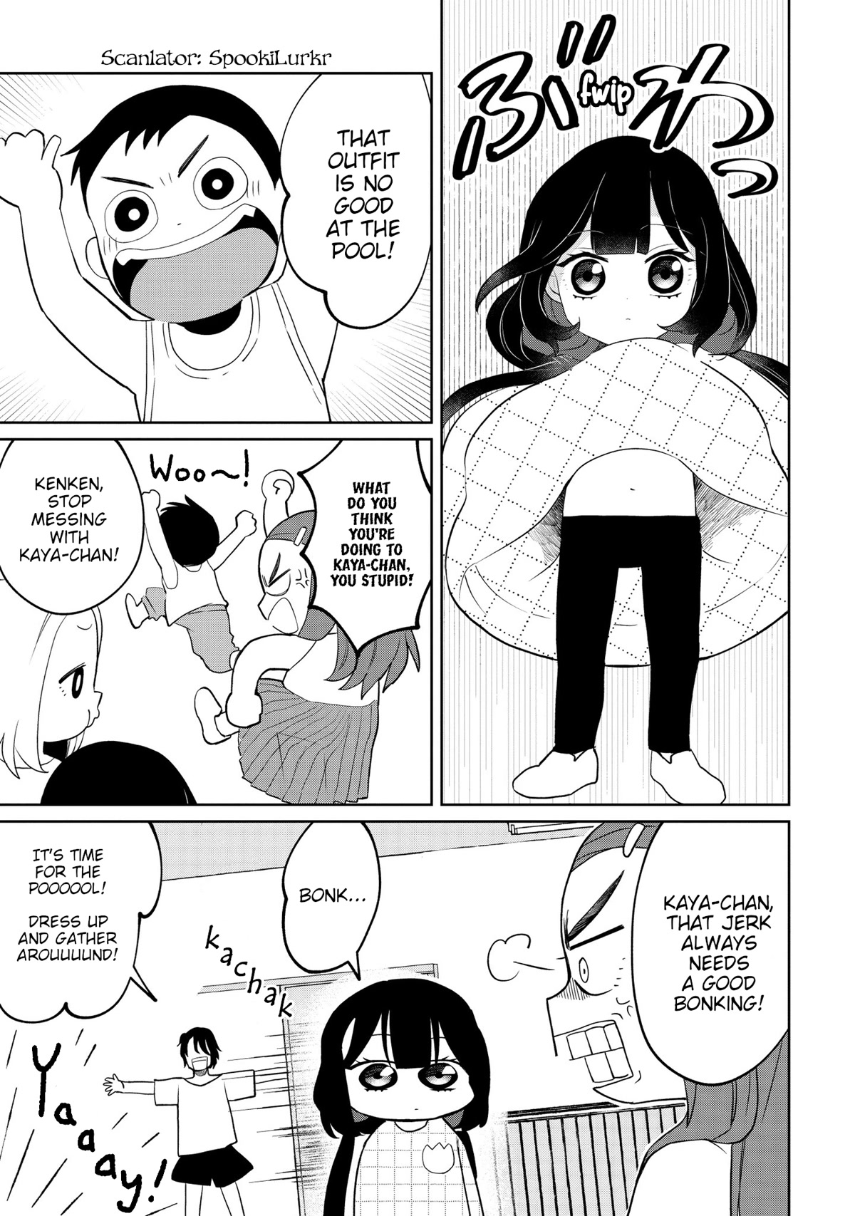 Kaya-chan isn't scary Chapter 9 page 5 - Chapter 9: Pools are not scary