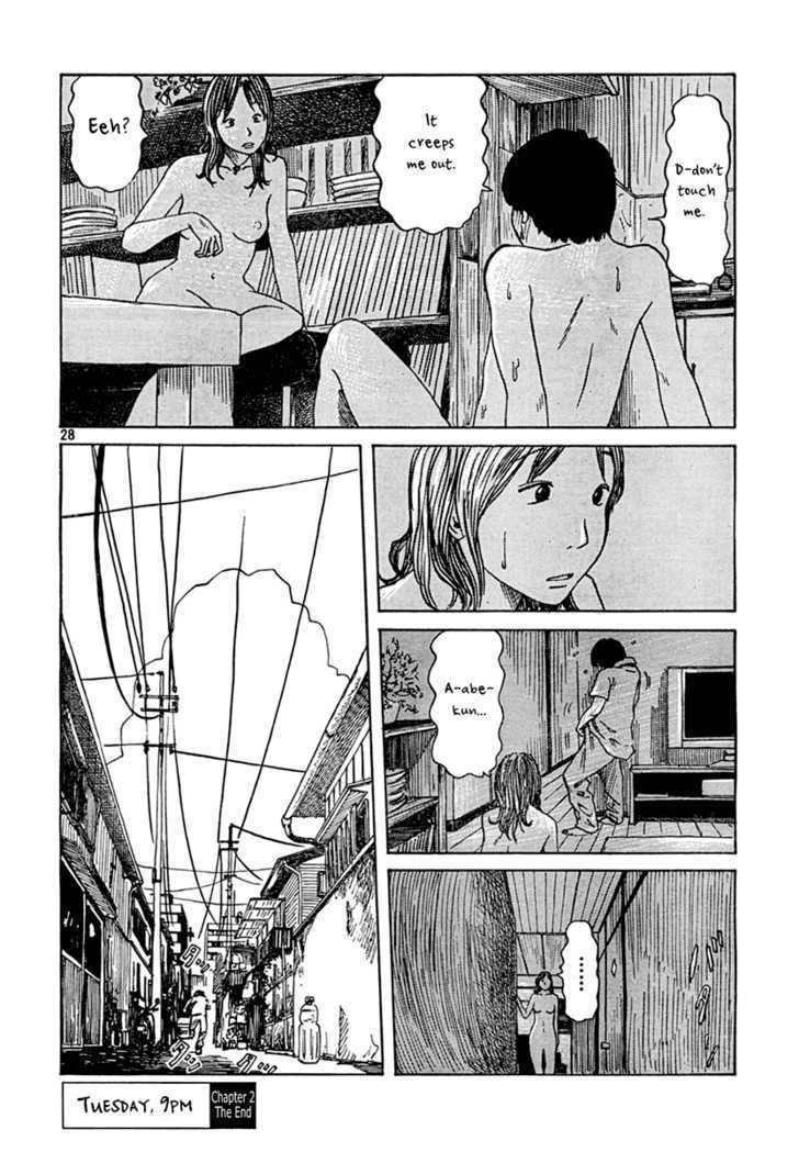 Kayou Yoru 9-ji Chapter 2 page 28 - Chapter 2 : Don't run, Abe-kun