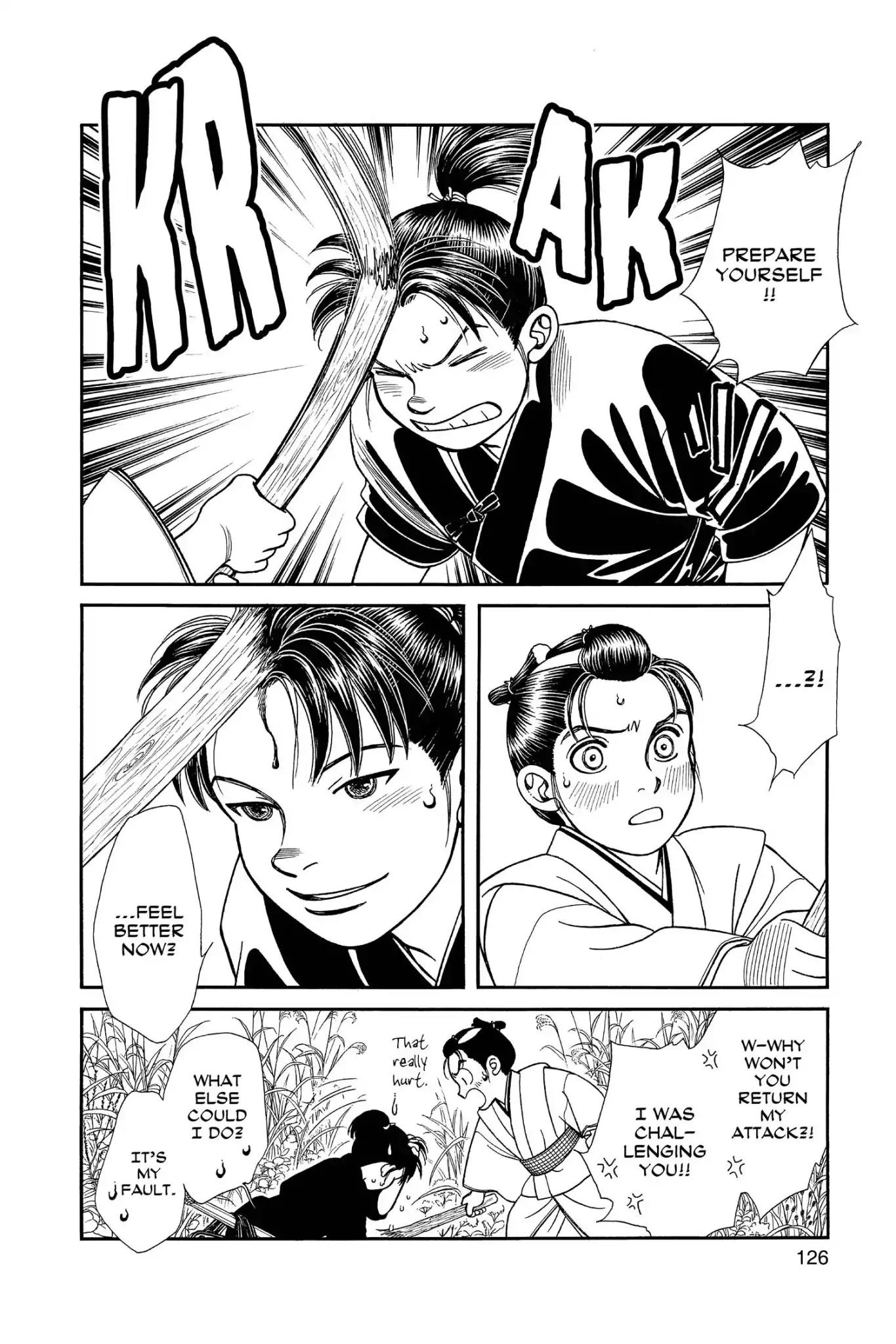 Kaze Hikaru Chapter 24.0 page 128 - Vol.24 Kaze Hikaru