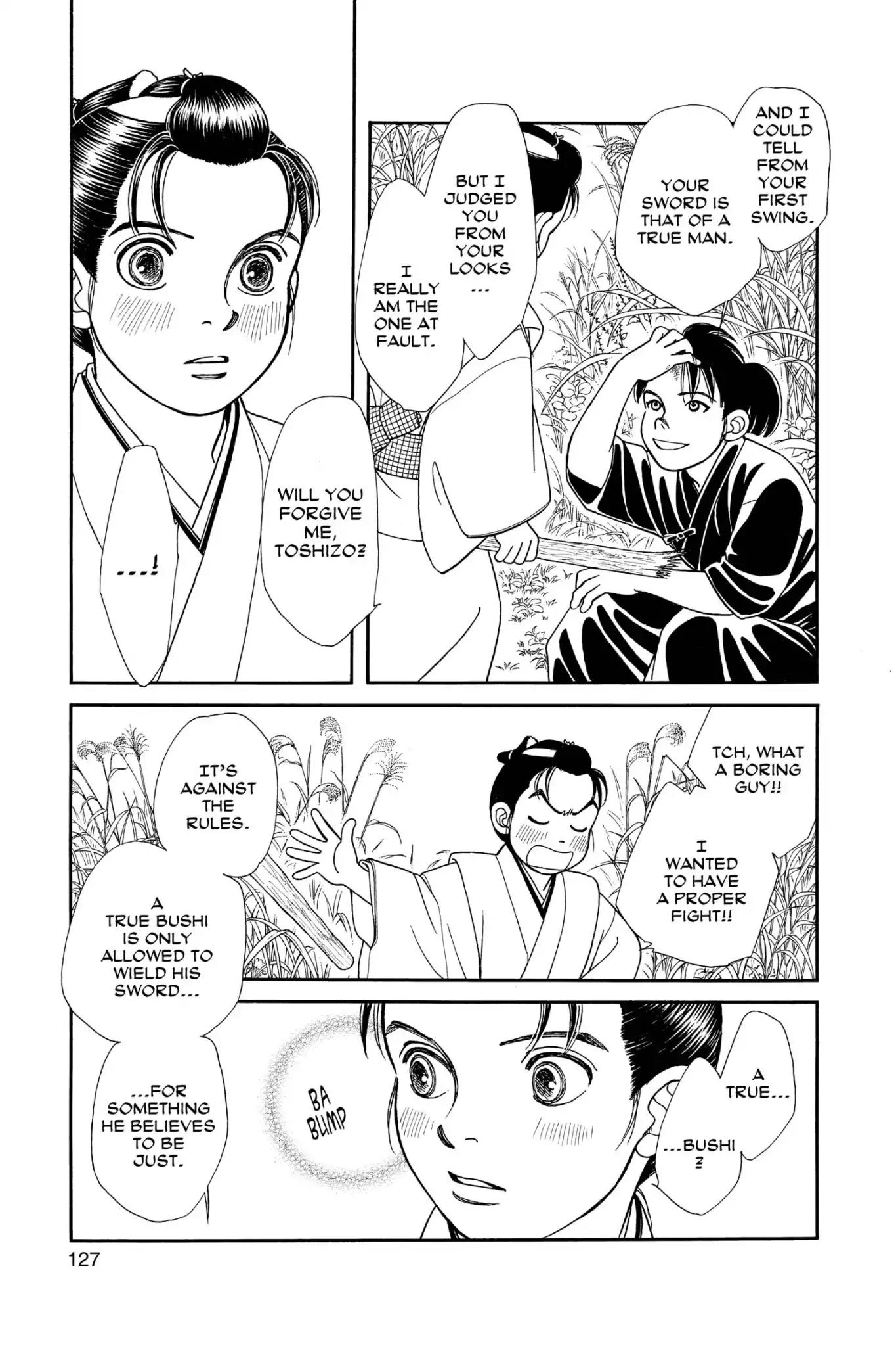 Kaze Hikaru Chapter 24.0 page 129 - Vol.24 Kaze Hikaru
