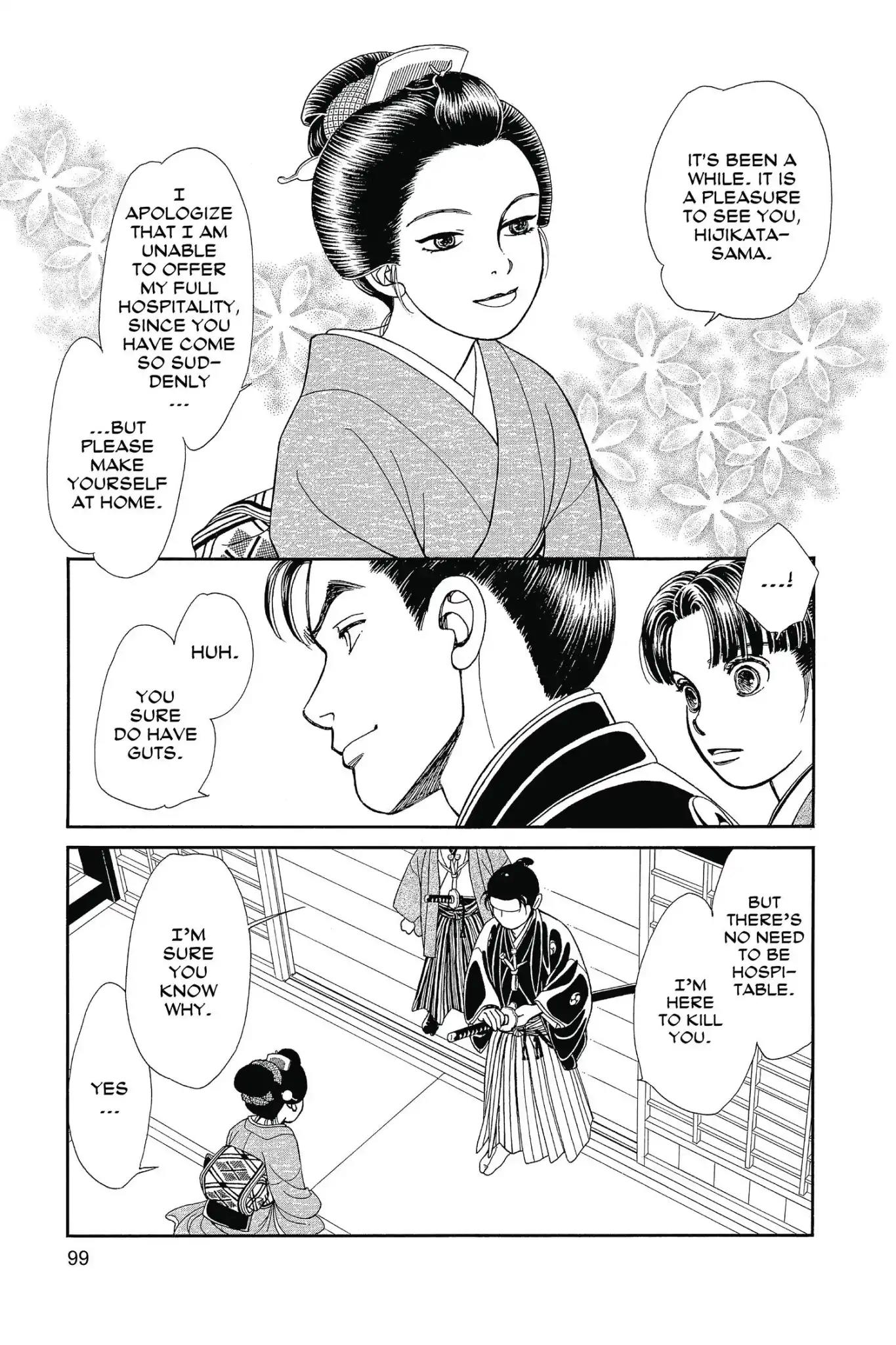 Kaze Hikaru Chapter 26.0 page 101 - Vol.26 Kaze Hikaru
