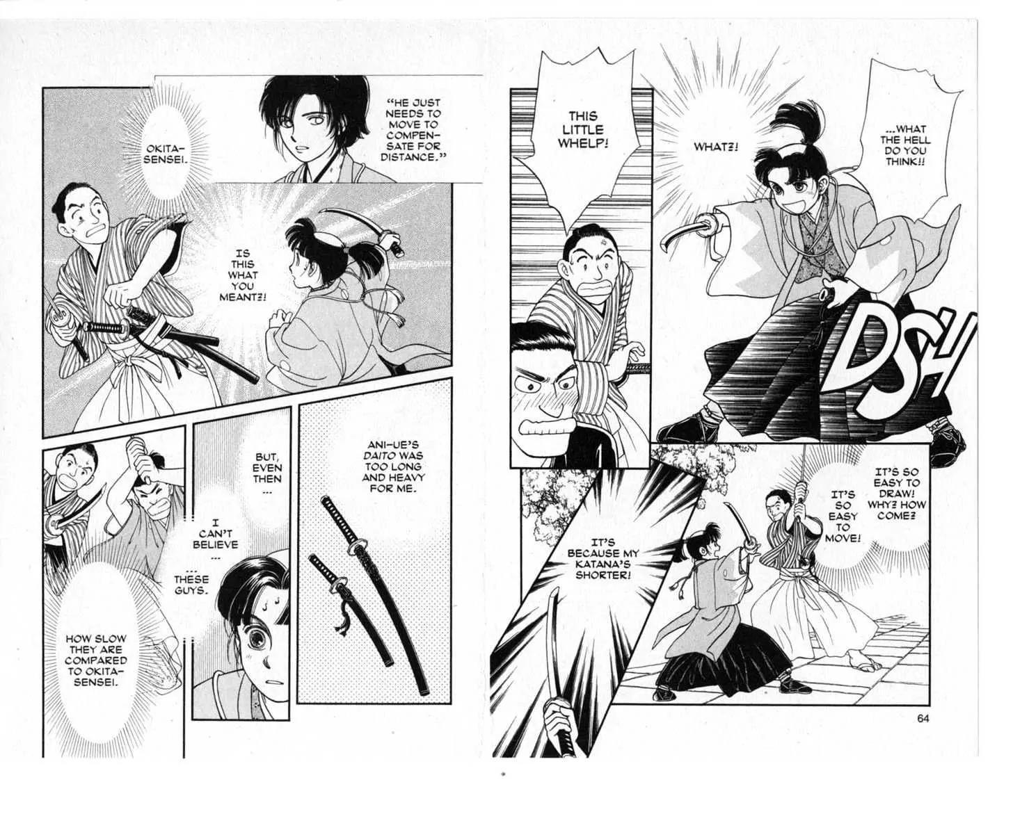 Kaze Hikaru Chapter 3.0 page 33 - Vol.3