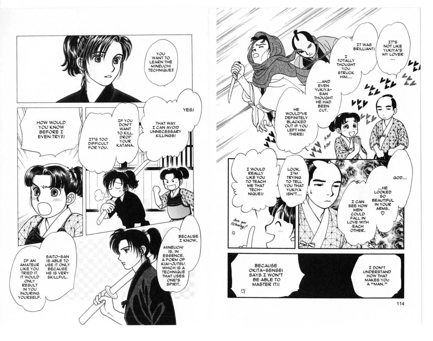 Kaze Hikaru Chapter 5.0 page 58 - Vol.5