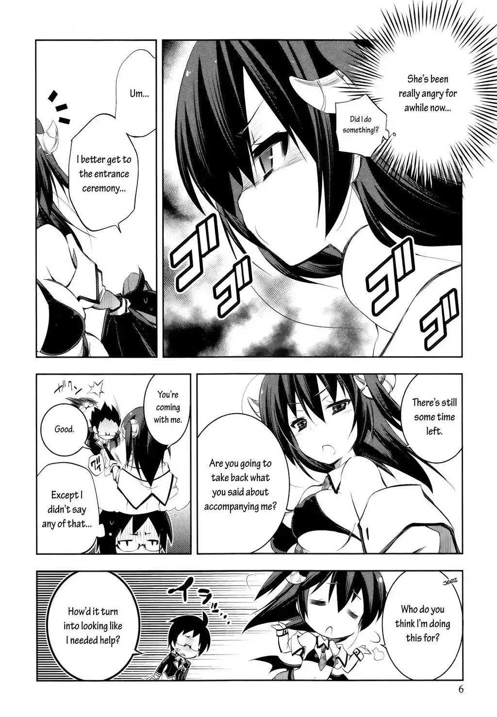 Kebukurohatsu, Zensekai Yuki! Chapter 1 page 6 - Chapter 1 : School Entrance Ceremony