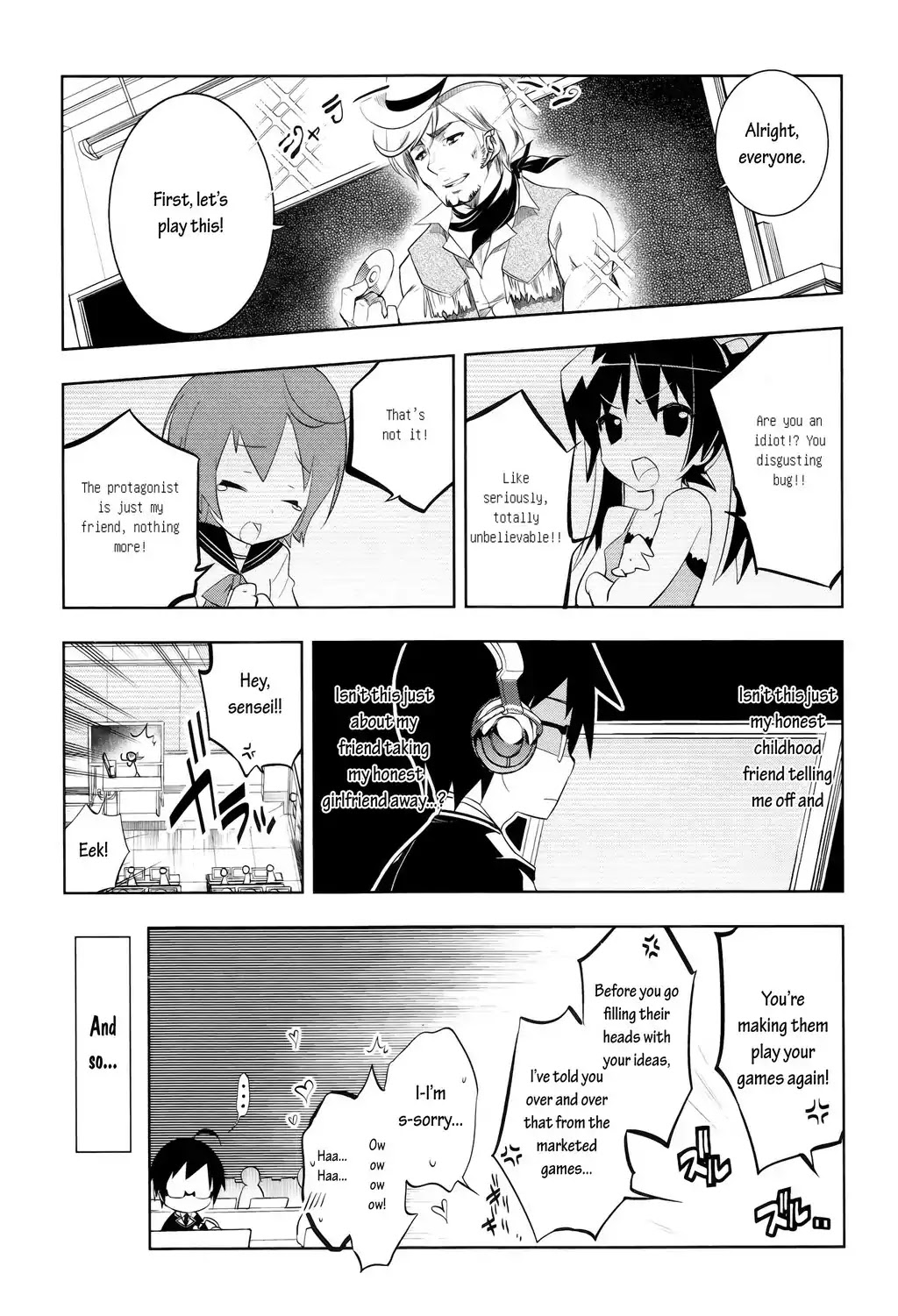 Kebukurohatsu, Zensekai Yuki! Chapter 2 page 8 - Chapter 2 : Don't Look...!