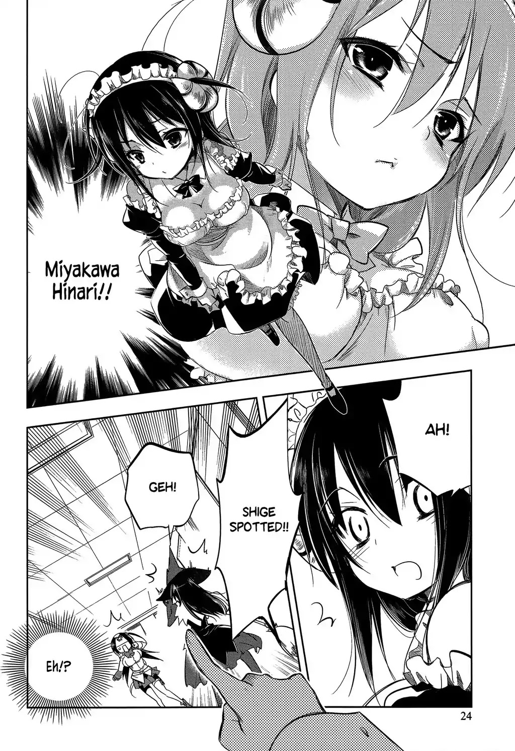 Kebukurohatsu, Zensekai Yuki! Chapter 6 page 24 - Chapter 6 : High School Spy, Infiltration!