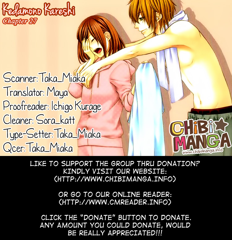 Kedamono Kareshi Chapter 27 page 1 - Chapter 27