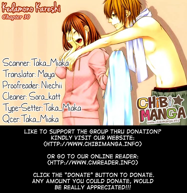 Kedamono Kareshi Chapter 30 page 1 - Chapter 30