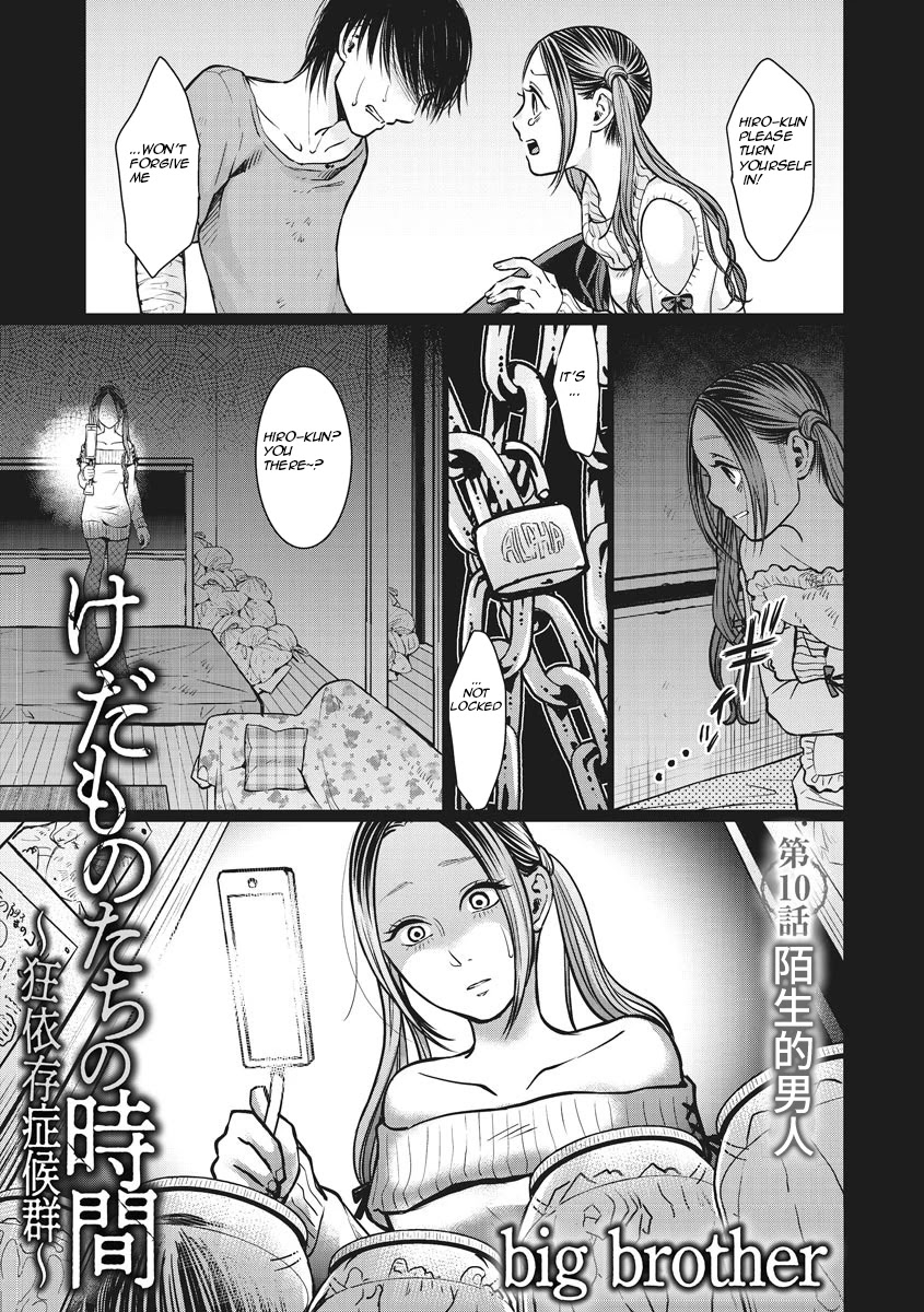 Kedamonotachi no Jikan Chapter 10 page 1 - Chapter 10: Strange man