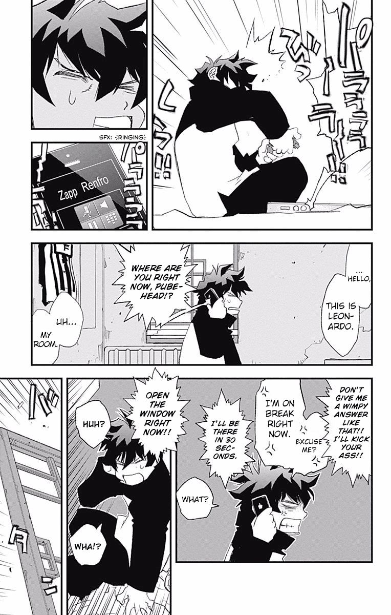 Kekkai Sensen - Back 2 Back Chapter 1 page 11 - Chapter 1: Lights, Camera, Action!